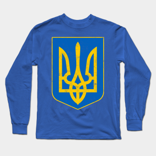ukraine flag long sleeve t-shirt